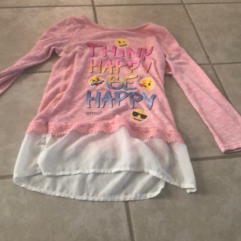 A girls emoji shirt